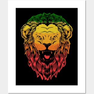 Rasta Lion, Rasta Colors, Rastafarian, African Posters and Art